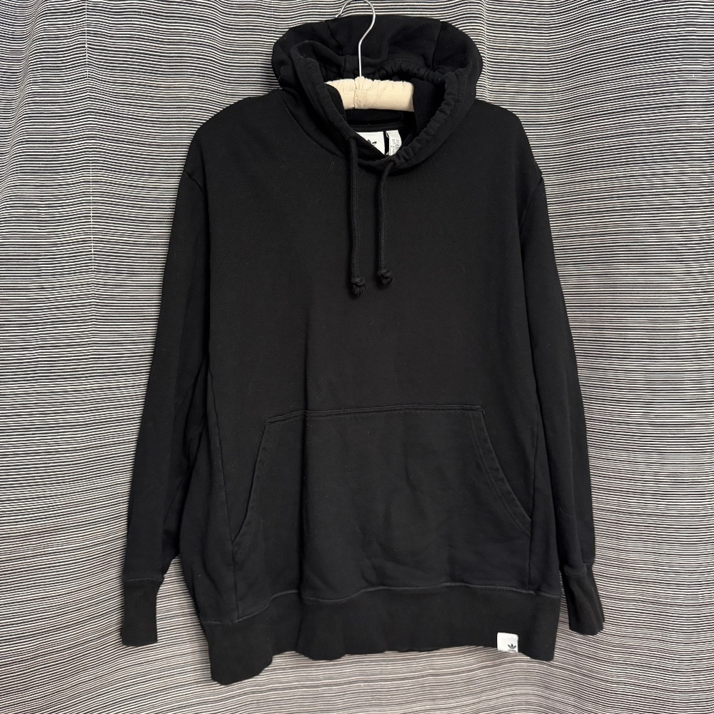 Adidas Black Heavyweight Cotton Hoodie Size XL